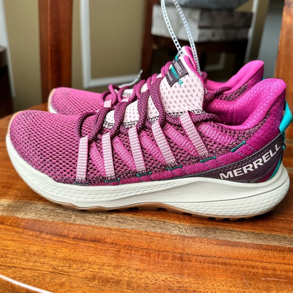 Merrell Women’s Fuchsia Bravada Edge Running Sneakers Shoes - Picture 3 of 16
